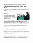 Research paper thumbnail of Where are the Greens in the Green New Deal?