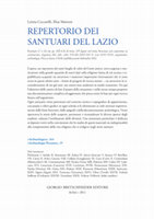 Research paper thumbnail of Repertorio dei santuari del Lazio