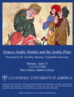 Graeco-Arabic Studies and the Arabic Plato Cover Page