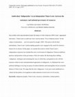 Ambivalent 'Indigeneities' in an independent Timor-Leste: Between the customary and national governance of resources (Palmer, L. & McWilliam, A.) Cover Page