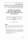 Research paper thumbnail of Metafísica Plotiniana de la luz: perspectiva teórica en el arte cristiano Escolástico