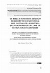 Research paper thumbnail of De Riblá a nosotros: diálogo hermenéutico-existencial con el final de la historia Deuteronomista en clave de estructuras culturales