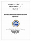 5EI203J-TRANSDUCER ENGINEERING LAB MANUAL Cover Page