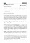 Research paper thumbnail of Problemática y perspectivas sobre la temporalidad histórica: algunas consideraciones para una historia de la teoría política / Problems and Perspectives of Historical Temporality: Some Remarks for a History of Political Theory