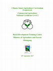 Research paper thumbnail of Climate Smart Agriculture Curriculum Framework Commercial Agriculture National Certificate Level 2 Rural Development Training Centre Ministry of Agriculture and Forests Zhemgang