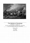 The Battles of Saratoga Cover Page