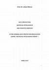 Research paper thumbnail of DATA PROTECTION,   ARTIFICIAL INTELLIGENCE   AND COGNITIVE SERVICES     IS THE GENERAL DATA PROTECTION REGULATION (GDPR) “ARTIFICIAL INTELLIGENCE-PROOF” ?