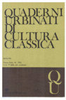 Research paper thumbnail of Solone e lo spazio della comunicazione elegiaca, «QUCC» n.s. 10, 1982, pp. 33-46