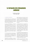 Research paper thumbnail of LA TOMA DE CONCIENCIA La formación del ordenamiento ambiental