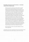 Research paper thumbnail of Human Rights and Social Justice in Social Work Education: A Critical Realist Comparative Study of England and Spain