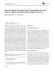 Research paper thumbnail of Beyond legalism in turbulent times: re-grounding UK social work in a richer international human rights perspective