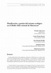 Research paper thumbnail of Planificación y gestión del turismo ecológico en el Medio Atlas oriental de Marruecos