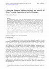 Preserving Bhutan's National Identity: An Analysis of Gross National Happiness as Survival Strategy Cover Page