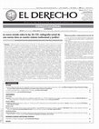 Research paper thumbnail of Una nueva mirada sobre la Ley 26.122: radiografía actual de
una norma clave en nuestro sistema institucional y jurídico, EDCO 23-4-14.61419 (1a parte)