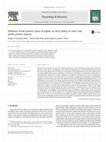 Research paper thumbnail of Influence of the protein status of piglets on their ability to select and prefer protein sources