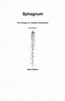 Research paper thumbnail of Sphagnum: the biology of a habitat manipulator