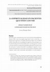 Research paper thumbnail of La espiritualidad en pacientes que viven con VIH