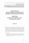 Research paper thumbnail of Inocencio III de contemptu mundi sive de miseria conditionis humanae: Libri tres Introducción, traducción y notas de Gonzalo Soto Posada