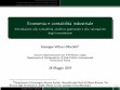 Research paper thumbnail of Introduzione alla contabilità analitico-gestionale e alla valutazione degli investimenti