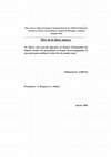 Research paper thumbnail of Au Maroc, une nouvelle approche en matière d’intégration des femmes rurales aux programmes et projets de développement est nécessaire pour améliorer le bien être du monde rural.Thèse annexe. Option Economie et Sociologie Rurale Titre de la thèse annexe