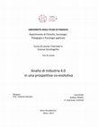 Analisi di Industria 4.0 in una prospettiva co-evolutiva Cover Page