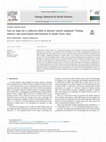 Research paper thumbnail of Can we hope for a collective shift in electric vehicle adoption? Testing salience and norm-based interventions in South Tyrol, Italy Nives DellaValle