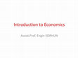 Research paper thumbnail of Introduction to Economics