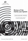 Research paper thumbnail of FAMILY LAW COURTS ONE YEAR ON--- NO PROGRESS--- WHERETO FROM HERE? Structural reform of the Federal Courts