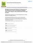 Research paper thumbnail of Biological Activity and Chemical Composition of the Essential Oil from Chromolaena laevigata (Lam.) R.M. King & H. Rob. (Asteraceae) from Loja, Ecuador