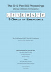 The 2012 Pan-SIG Proceedings Literacy: SIGnals of Emergence Edited & Published by JALT Pan-SIG Proceedings Editor-in-Chief Cover Page