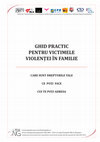 GHID PRACTIC PENTRU VICTIMELE VIOLENȚEI ÎN FAMILIE CARE SUNT DREPTURILE TALE CE POȚI FACE CUI TE POȚI ADRESA Cover Page