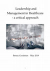 Leadership and Management in Healthcare 2019 - a critical approach Cover Page