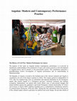 Research paper thumbnail of Modern and Contemporary Performance Arts of Angola