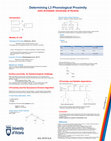 Research paper thumbnail of Determining L3 Phonological Proximity
