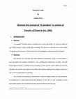 Research paper thumbnail of DOCTRINE OF LIS PENDENS