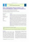 Dietary supplementation of Phoenix dactylifera L. seeds decreases pro-inflammatory mediators in CCl4-induced rats Cover Page