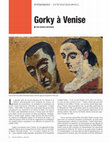 Research paper thumbnail of Gorky à Venise