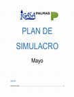 PLAN DE SIMULACRO Cover Page