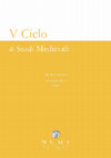 V CICLO DI STUDI MEDIEVALI, Atti del Convegno, Firenze 3-4 Giugno 2019, a cura del Gruppo di Ricerca NUME, Lesmo (MB) 2019 Cover Page