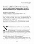 Research paper thumbnail of Instagram and American Teens: Understanding Motives for Its Use and Relationship to Excessive Reassurance-Seeking and Interpersonal Rejection