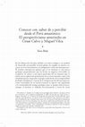 Research paper thumbnail of Conocer con, saber de y percibir desde el Perú amazónico: El perspectivismo amerindio en César Calvo y Miguel Vilca