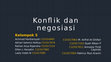 Konflik dan negosiasi kelompok Cover Page