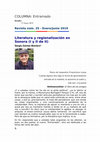 Research paper thumbnail of Literatura y regionalización en Sonora (I y II de II