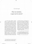 Pierre-André Taguieff Face au racisme, à quoi sert le savoir? Le Débat n° 192 nov. 2016 publié Cover Page