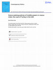 Research paper thumbnail of Status-seeking policies of middle powers in status clubs: the case of Turkey in the G20