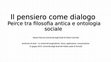 Research paper thumbnail of Il pensiero come dialogo