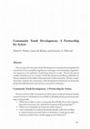 Research paper thumbnail of Community Youth Development: A Partnership for Action Community Youth Development: A Partnership for Action