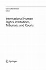 Research paper thumbnail of The European Union Fundamental Rights Agency, in Gerd Oberleitner (ed.), International Human Rights Institutions, Tribunals, and Courts, Springer, 2018, p. 443-460