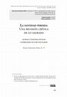 Research paper thumbnail of La santidad perdida. Una revisión crítica de lo sagrado // Lost Holiness: A Critical Review of the Sacred