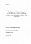 ‘The Depiction of Warfare in Philip de Novare’s Account of the War Between the Emperor Frederick II and the Ibelins in Syria and Cyprus.’ Cover Page